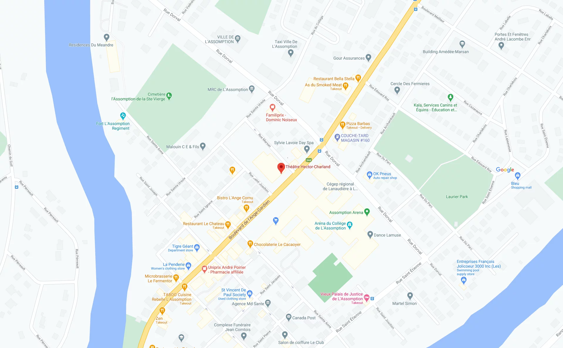 Plan Théâtre Hector-Charland