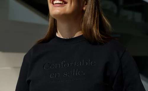 PHOTO CREWNECK NOIR LASSOMPTION