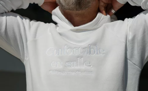 PHOTO HOODIE BLANC LASSOMPTION