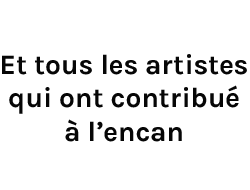 Artistes encan